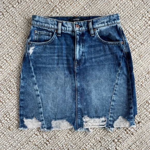 Hudson Jean Skirt - Picture 2 of 5